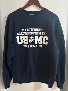 Navy US Marine Corps Spouse Significant Other3rd Battalion Graduation Sweatshirt